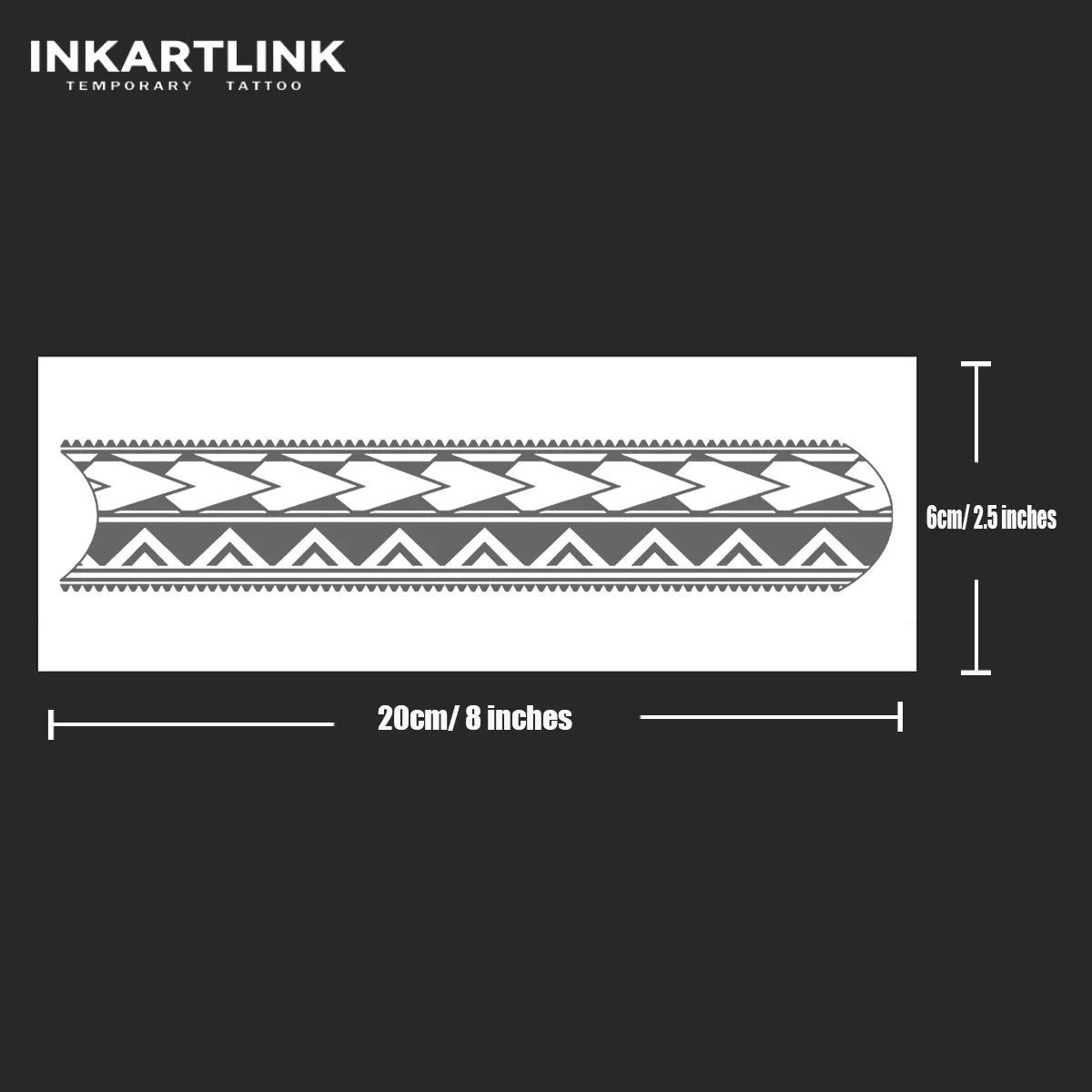 Armband Temporary Tattoo,Lasts To 15 Days New Technology Magic Waterproof Semi Permanent Sticker.