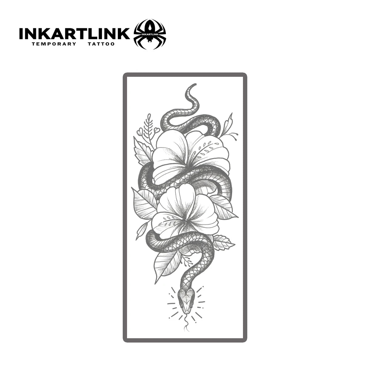 Snake Temporary Tattoo,Lasts To 15 Days New Technology Magic Waterproof Semi Permanent Sticker.