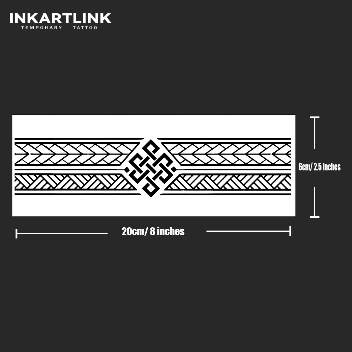 Armband Temporary Tattoo,Lasts To 15 Days New Technology Magic Waterproof Semi Permanent Sticker.