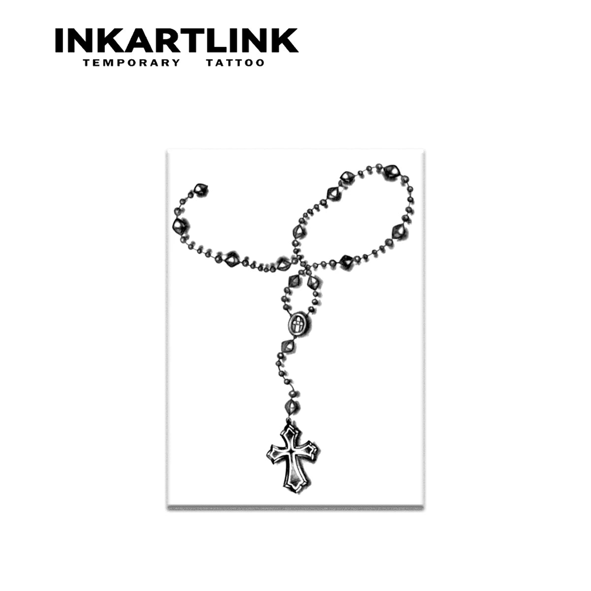 Cross bracelet 2  Temporary Tattoo,Lasts To 15 Days New Technology Magic Waterproof Semi Permanent Sticker.