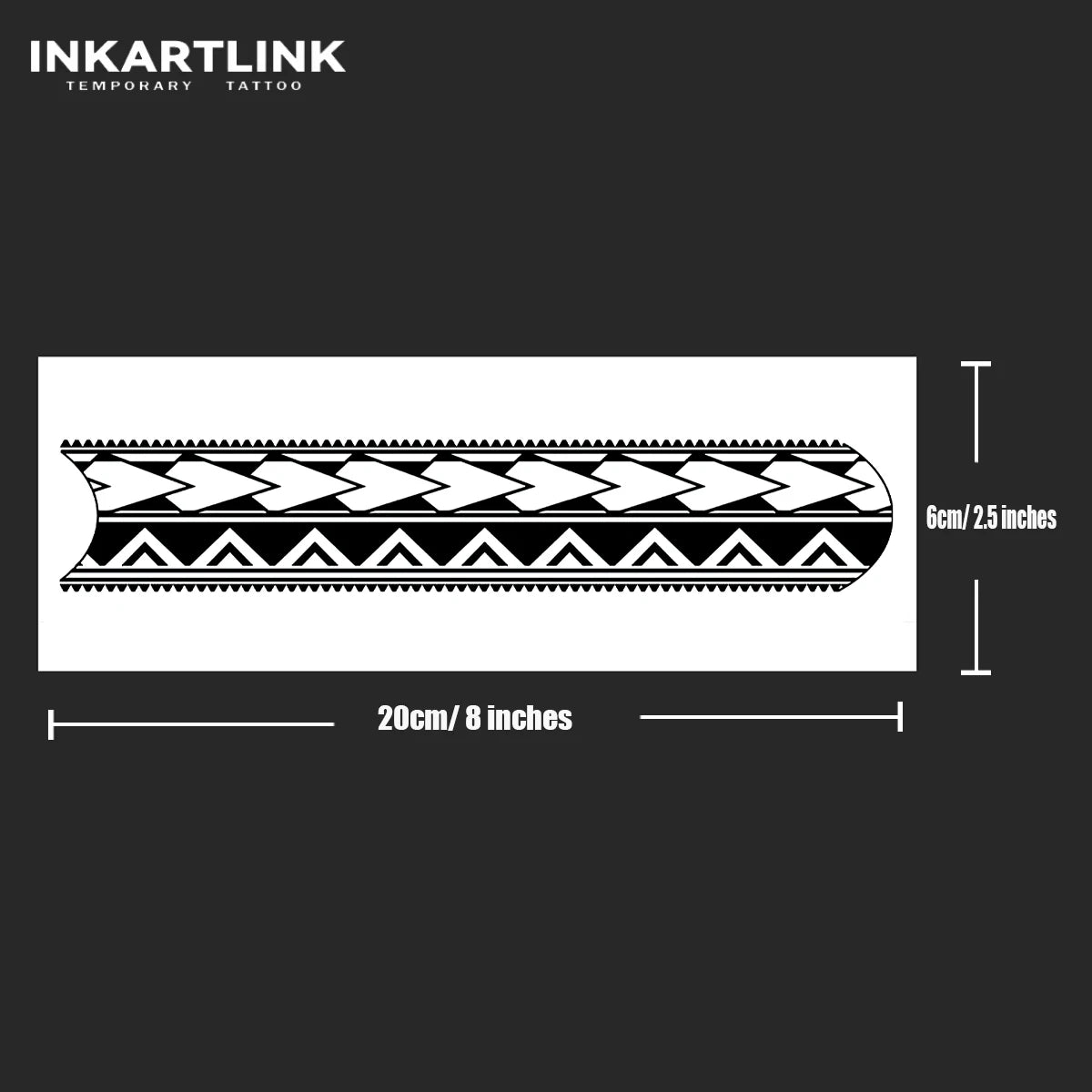 Armband Temporary Tattoo,Lasts To 15 Days New Technology Magic Waterproof Semi Permanent Sticker.