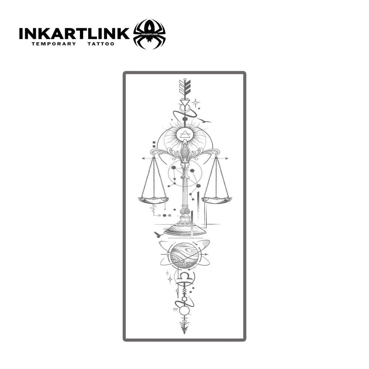 Balance Temporary Tattoo,Lasts To 15 Days New Technology Magic Waterproof Semi Permanent Sticker.