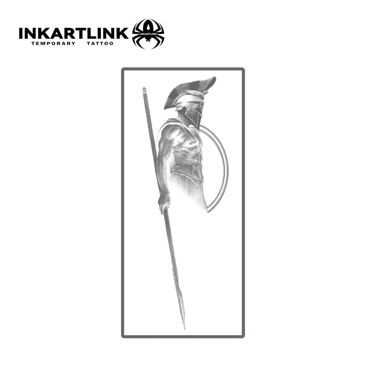 Hoplite Temporary Tattoo,Lasts To 15 Days New Technology Magic Waterproof Semi Permanent Sticker,For Performance Parties.