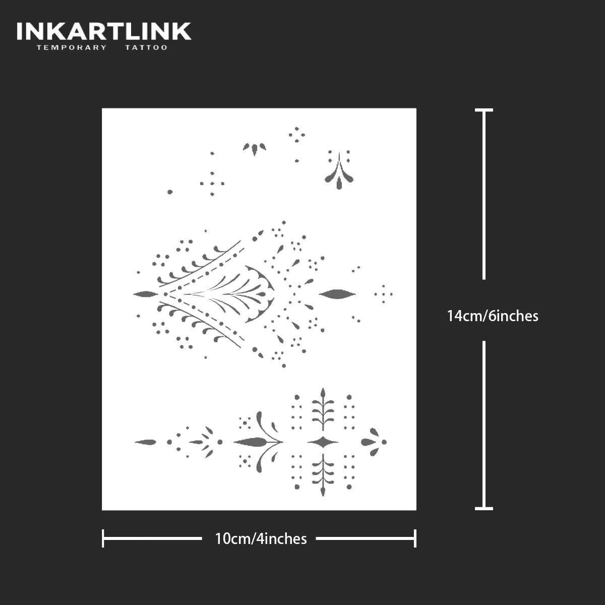 Henna Temporary Tattoo,Lasts To 15 Days New Technology Magic Waterproof Semi Permanent Sticker.