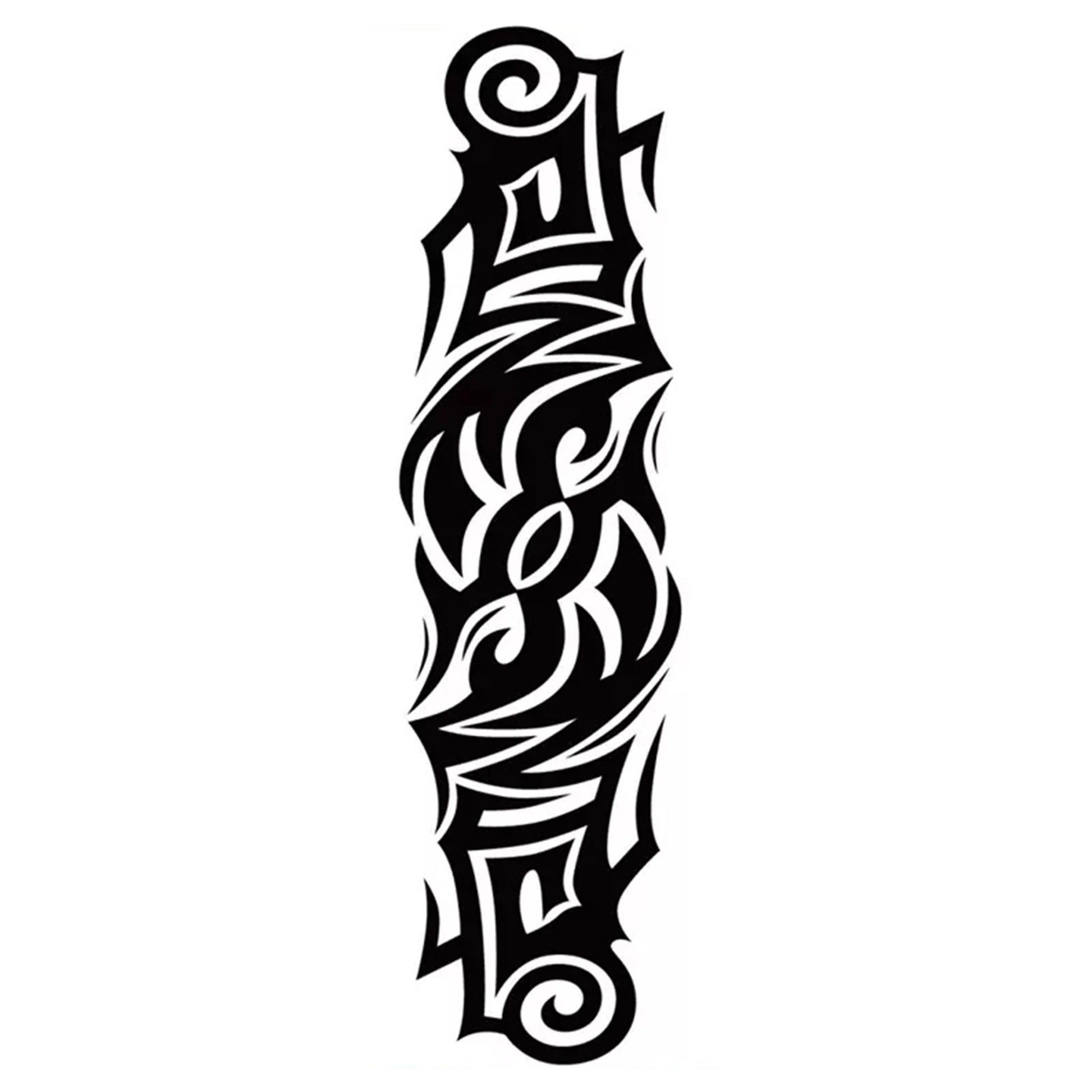 Tribe Style Arm Band Temporary Tattoo,Lasts To 15 Days New Technology Magic Waterproof Semi Permanent Sticker,For Men's Sleeve T
