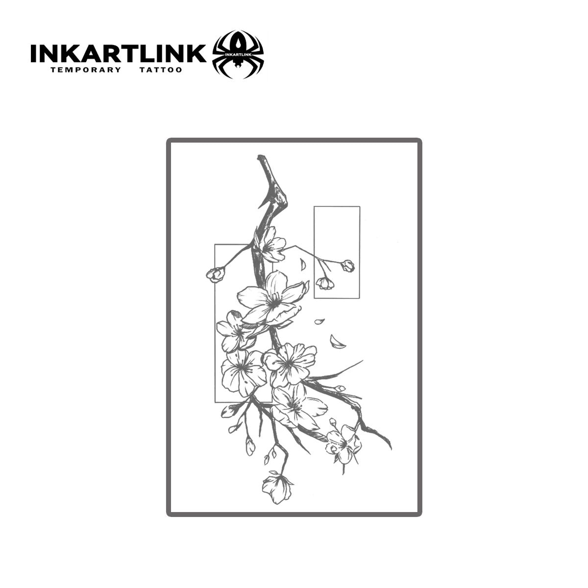 Flower Temporary Tattoo,Lasts To 15 Days New Technology Magic Waterproof Semi Permanent Sticker.