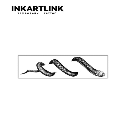 Snake Temporary Tattoo,Lasts To 15 Days New Technology Magic Waterproof Semi Permanent Sticker.