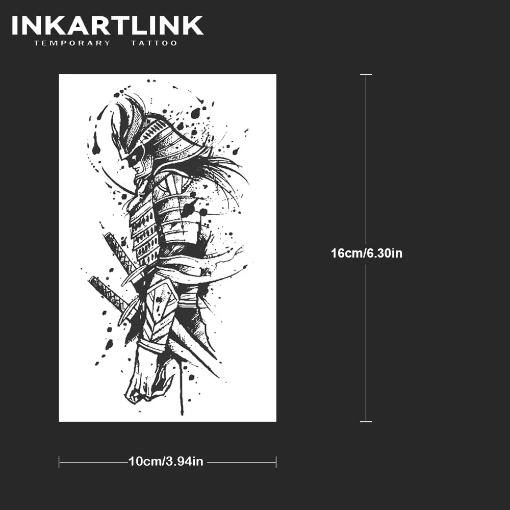 God of War Temporary Tattoo,Lasts To 15 Days New Technology Magic Waterproof Semi Permanent Sticker.